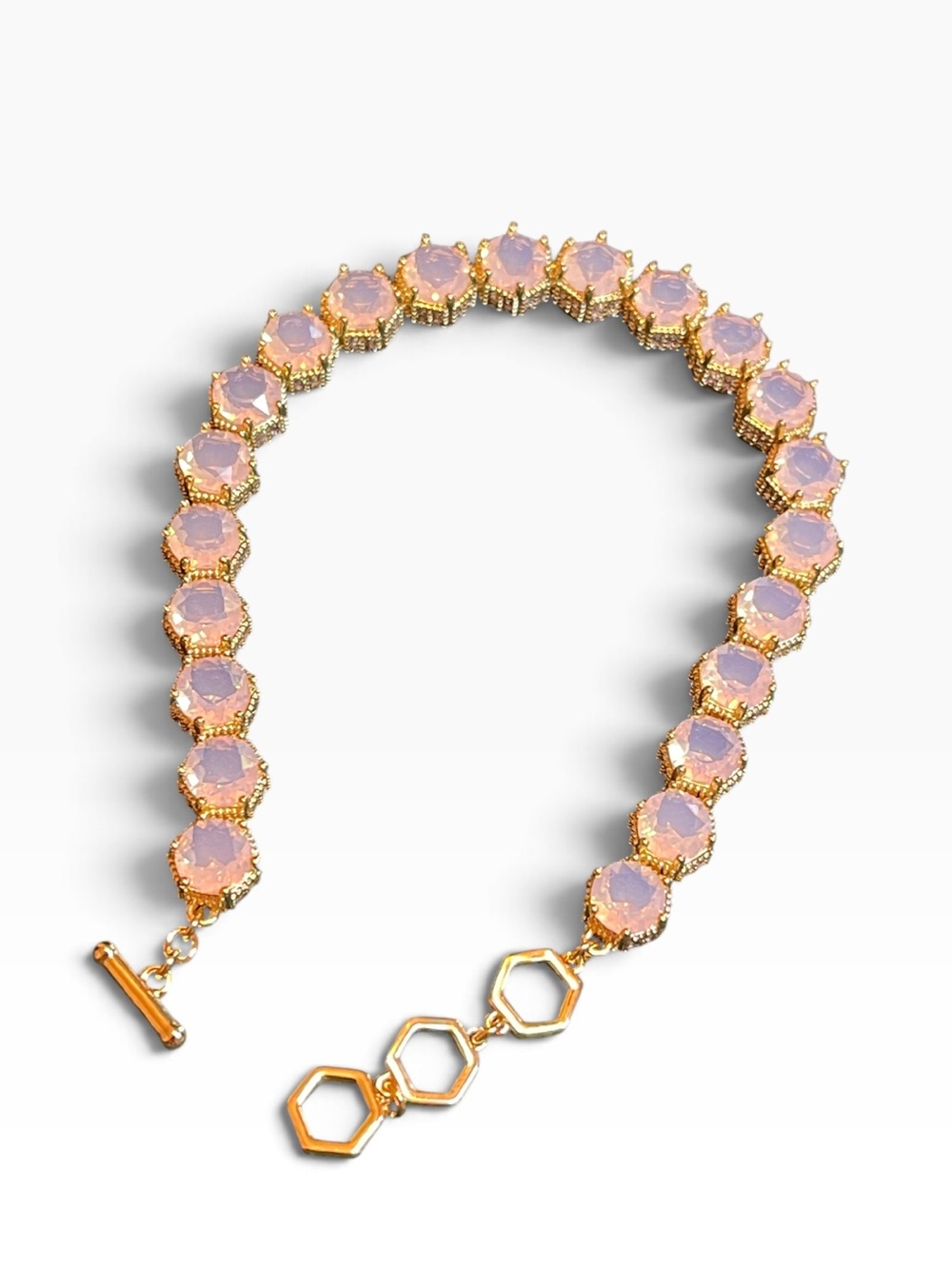 Limited Edition Park Lane “Opal Honeycomb” Gold-Tone Bracelet NWOT